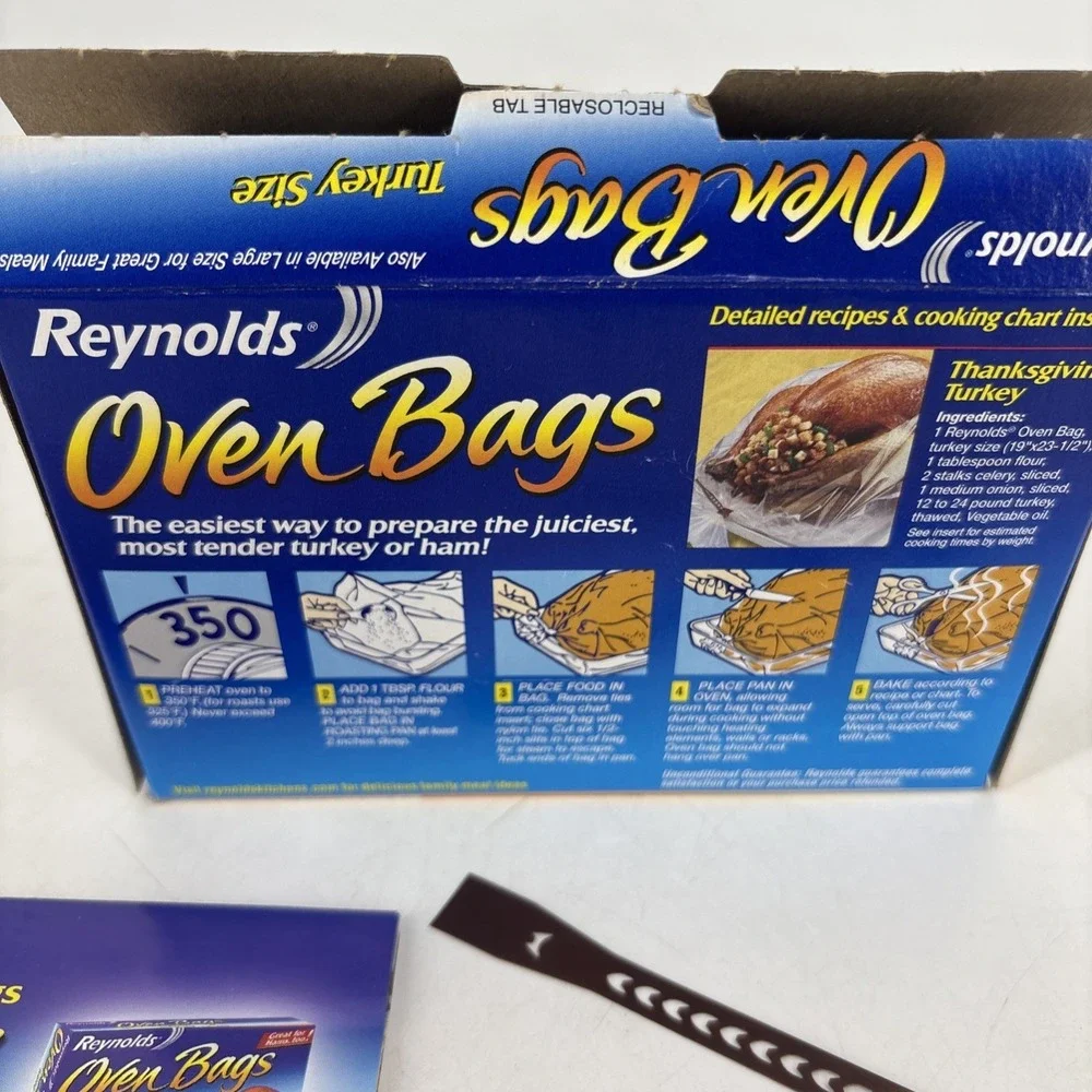 Discontinued‎ Reynolds Kitchens Turkey Size Oven Bags, Holds 24 Pounds, 3 Count